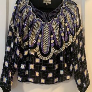 Vintage sequins Top